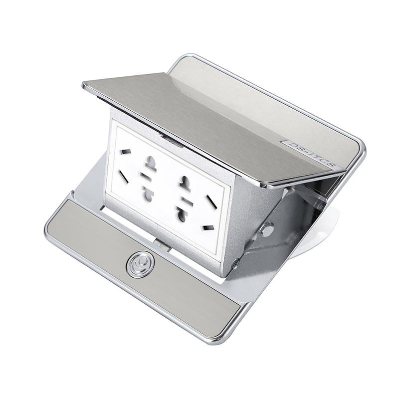 Pop-up floor mounted socket，with or without the functional module