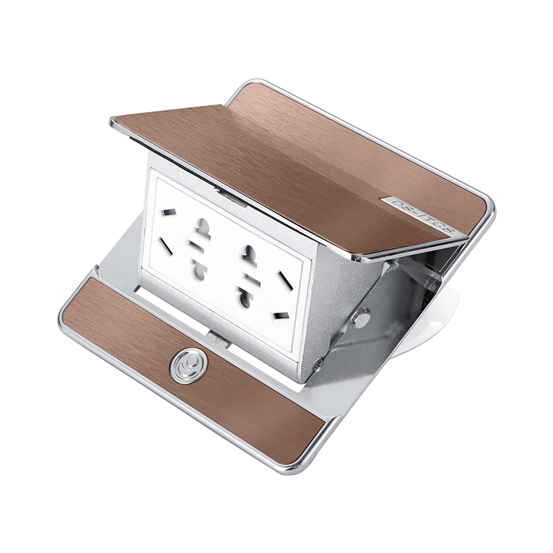 Pop-up floor mounted socket，with or without the functional module