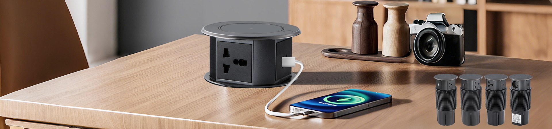 Electric lifting socket